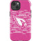 NFL Arizona Cardinals Pink Blast iPhone 13 Impact Case