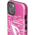NFL Arizona Cardinals Pink Blast iPhone 13 Impact Case