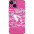 NFL Arizona Cardinals Pink Blast iPhone 13 Mini Skin
