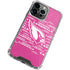 NFL Arizona Cardinals Pink Blast iPhone 13 Pro Clear Case