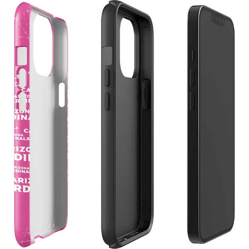 NFL Arizona Cardinals Pink Blast iPhone 13 Pro Max Impact Case