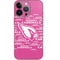 NFL Arizona Cardinals Pink Blast iPhone 13 Pro Skin