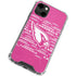 NFL Arizona Cardinals Pink Blast iPhone 14 Clear Case