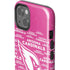 NFL Arizona Cardinals Pink Blast iPhone 15 Plus Impact Case