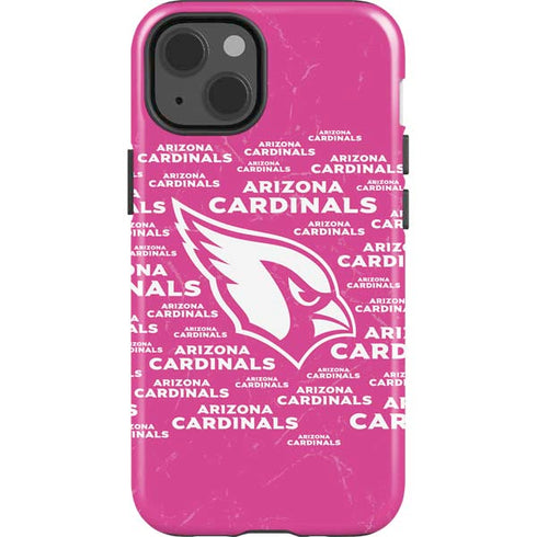 NFL Arizona Cardinals Pink Blast iPhone 15 Impact Case