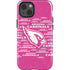 NFL Arizona Cardinals Pink Blast iPhone 15 Impact Case