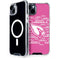 NFL Arizona Cardinals Pink Blast iPhone 15 Plus MagSafe Case