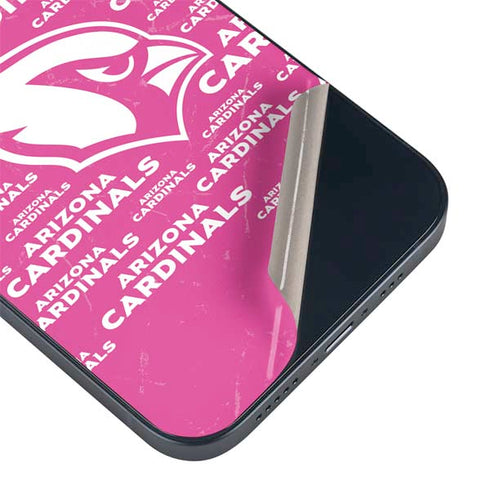 NFL Arizona Cardinals Pink Blast iPhone 14 Plus Skin