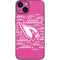 NFL Arizona Cardinals Pink Blast iPhone 14 Plus Skin