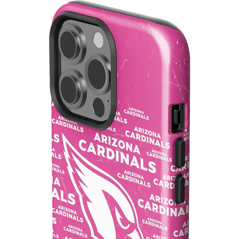 NFL Arizona Cardinals Pink Blast iPhone 15 Pro Impact Case