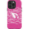 NFL Arizona Cardinals Pink Blast iPhone 14 Pro Impact Case
