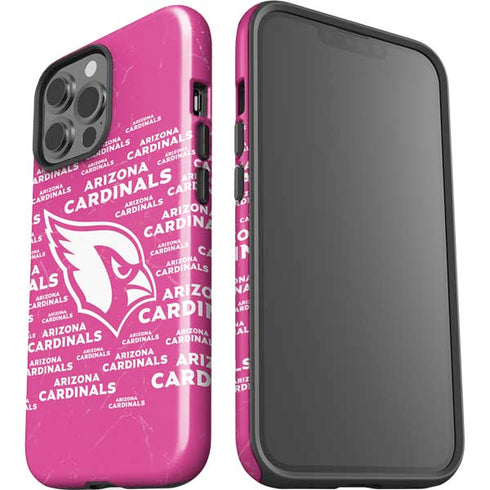 NFL Arizona Cardinals Pink Blast iPhone 15 Pro Max Impact Case