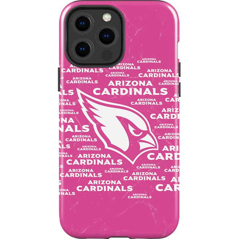 NFL Arizona Cardinals Pink Blast iPhone 15 Pro Max Impact Case