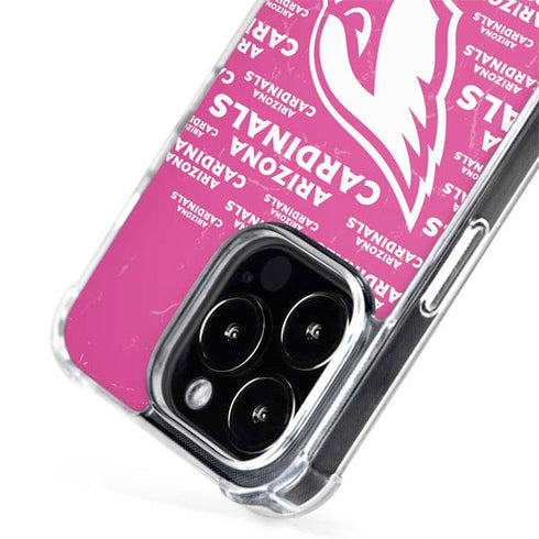 NFL Arizona Cardinals Pink Blast iPhone 15 Pro Max MagSafe Case