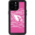 NFL Arizona Cardinals Pink Blast iPhone 14 Pro Max Waterproof Case