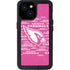 NFL Arizona Cardinals Pink Blast iPhone 15 Waterproof Case