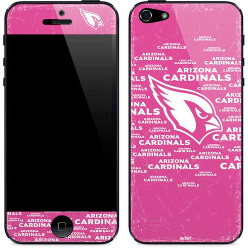 NFL Arizona Cardinals Pink Blast iPhone 5/5s/5SE Skin
