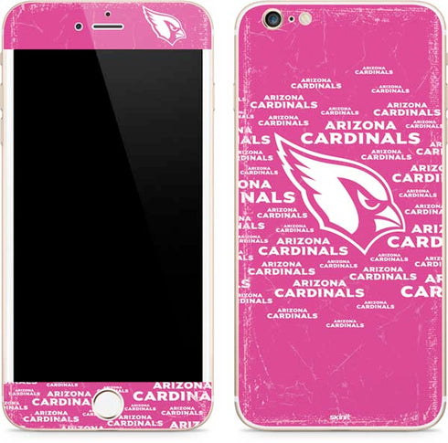 NFL Arizona Cardinals Pink Blast iPhone 6/6s Plus Skin