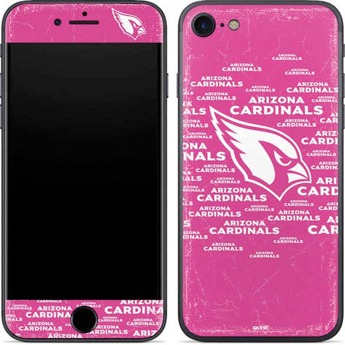 NFL Arizona Cardinals Pink Blast iPhone 7 Skin