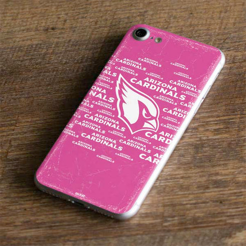 NFL Arizona Cardinals Pink Blast iPhone 7 Skin