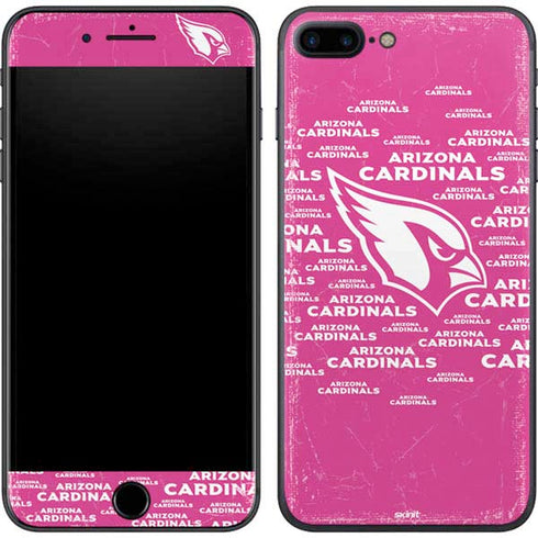 NFL Arizona Cardinals Pink Blast iPhone 8 Plus Skin