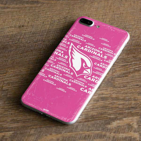 NFL Arizona Cardinals Pink Blast iPhone 8 Plus Skin