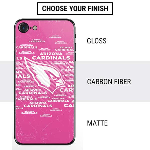 NFL Arizona Cardinals Pink Blast iPhone SE (2nd & 3rd Gen) Skin