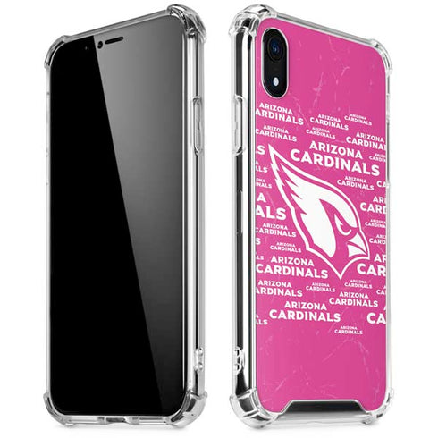 NFL Arizona Cardinals Pink Blast iPhone XR Clear Case