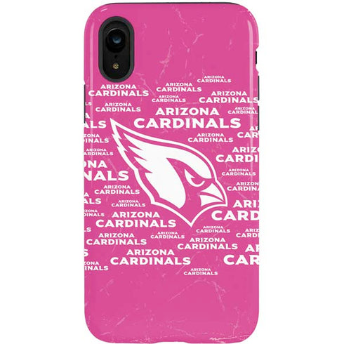 NFL Arizona Cardinals Pink Blast iPhone XR Pro Case