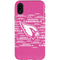 NFL Arizona Cardinals Pink Blast iPhone XR Pro Case