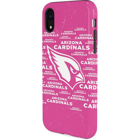 NFL Arizona Cardinals Pink Blast iPhone XR Pro Case