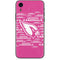 NFL Arizona Cardinals Pink Blast iPhone XR Skin
