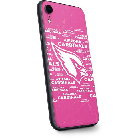 NFL Arizona Cardinals Pink Blast iPhone XR Skin