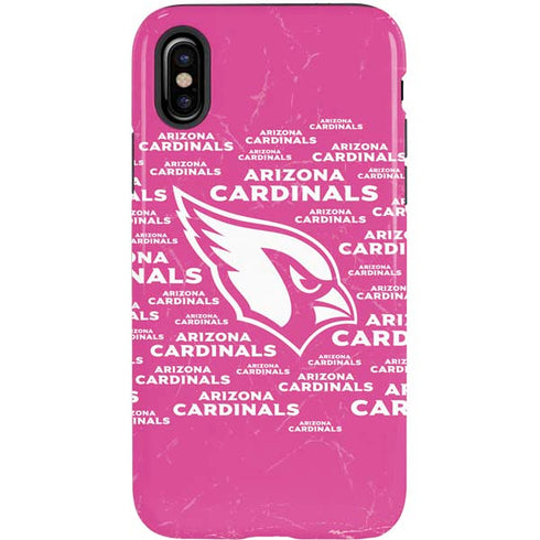 NFL Arizona Cardinals Pink Blast iPhone XS Pro Case