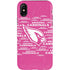 NFL Arizona Cardinals Pink Blast iPhone XS Pro Case