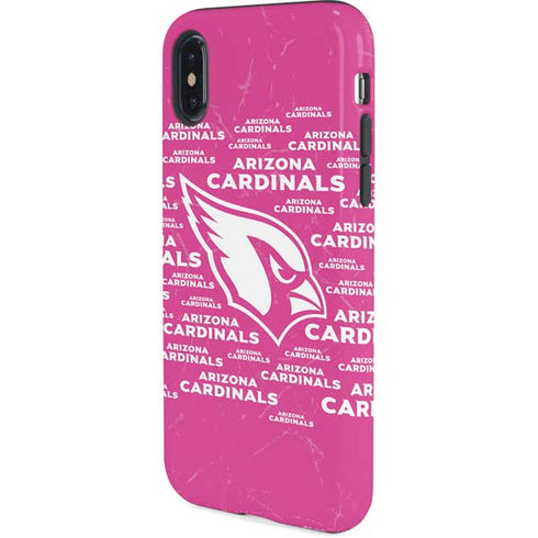 NFL Arizona Cardinals Pink Blast iPhone XS Pro Case
