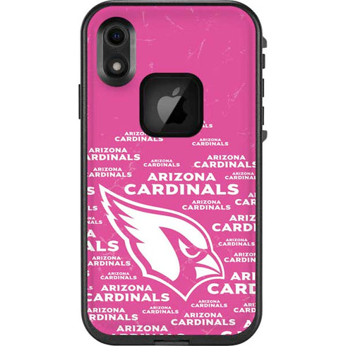 NFL Arizona Cardinals Pink Blast LifeProof Fre iPhone Skin