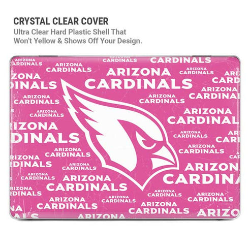 NFL Arizona Cardinals Pink Blast MacBook Pro 15in (2016-19) Case plus Skin