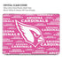 NFL Arizona Cardinals Pink Blast MacBook Pro 15in (2016-19) Case plus Skin