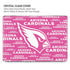 NFL Arizona Cardinals Pink Blast MacBook Pro 16in (2019-20) Case plus Skin