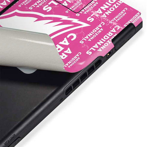 NFL Arizona Cardinals Pink Blast Nintendo Switch Bundle Skin