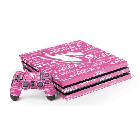 NFL Arizona Cardinals Pink Blast PS4 Pro Bundle Skin