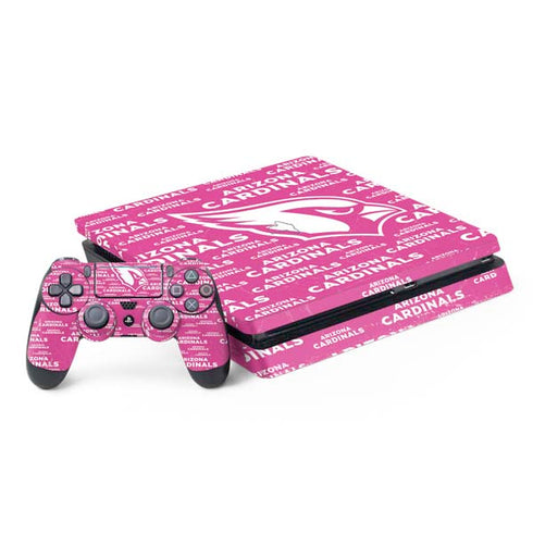 NFL Arizona Cardinals Pink Blast PS4 Slim Bundle Skin