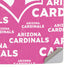 NFL Arizona Cardinals Pink Blast PS5 Console Skin