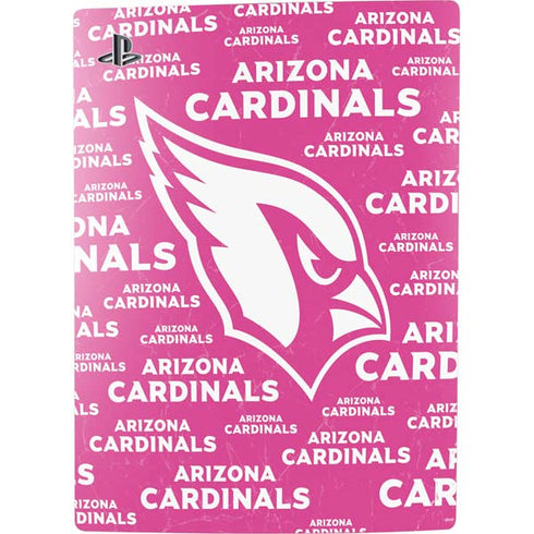 NFL Arizona Cardinals Pink Blast PS5 Digital Edition Console Skin