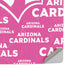 NFL Arizona Cardinals Pink Blast PS5 Slim Disk Console Skin