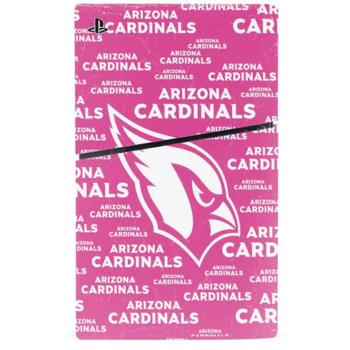 NFL Arizona Cardinals Pink Blast PS5 Slim Digital Edition Console Skin