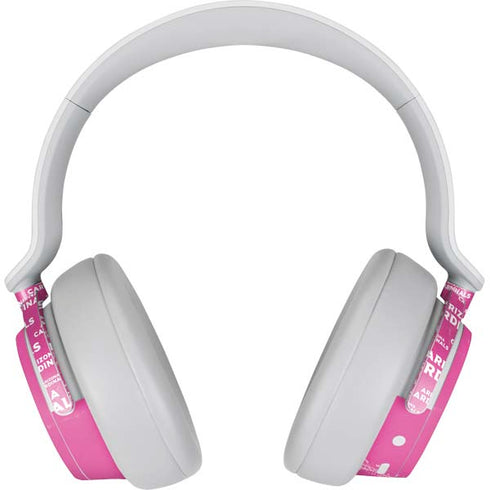 NFL Arizona Cardinals Pink Blast Surface Headphones Skin