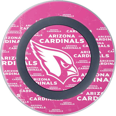 NFL Arizona Cardinals Pink Blast Wireless Charger Skin