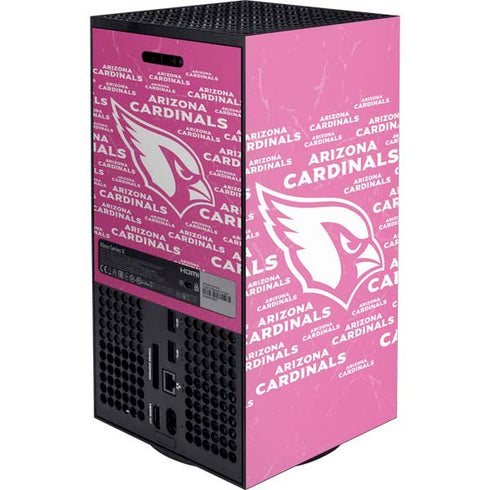 NFL Arizona Cardinals Pink Blast Xbox Series X Console Skin